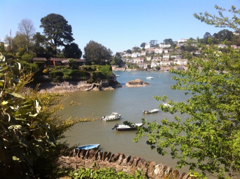 River Dart vu de Darmouth Castel (une magnifique escale)